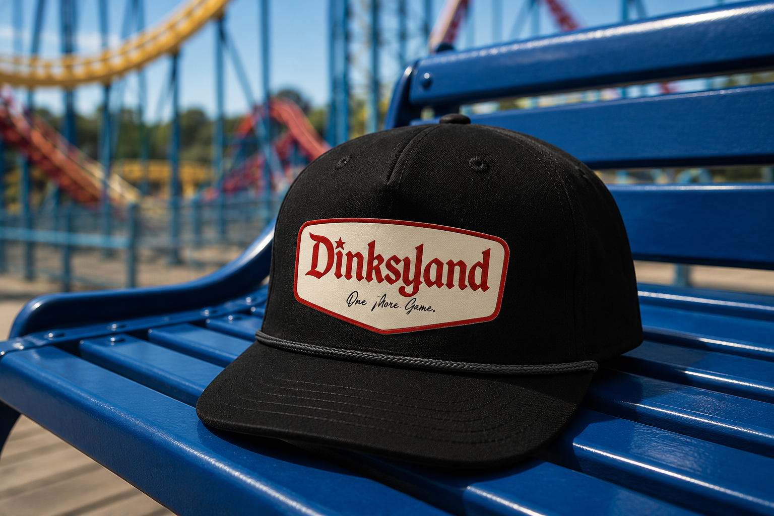Dinksyland Rope Cap — Black