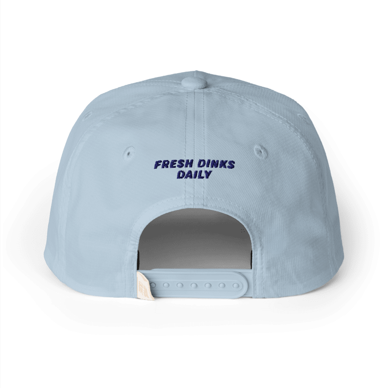 California Sun Rope Cap - Chambray, back: Fresh Dinks Daily in navy