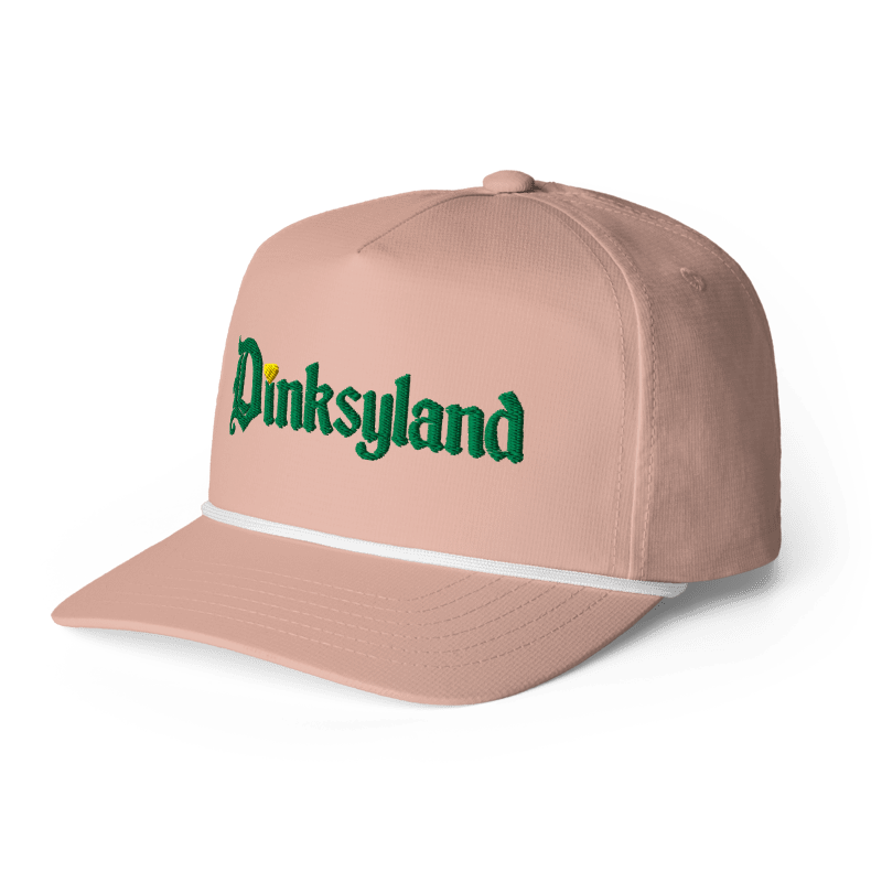 California Sun Rope Cap - Peachy / Green, side view
