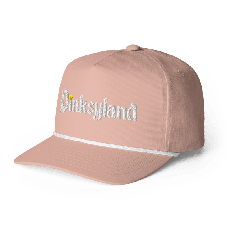 California Sun Rope Cap - Peachy / White, side view